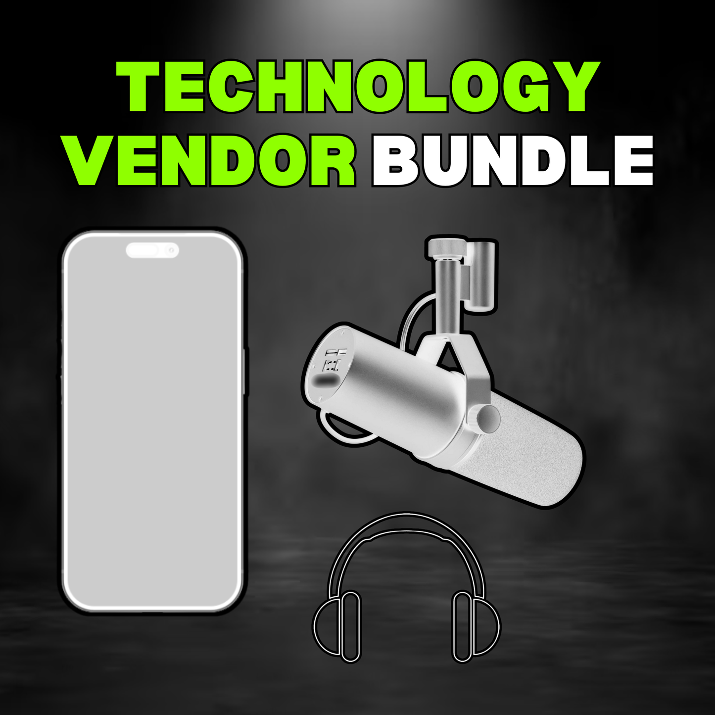 TECHNOLOGY VENDOR BUNDLE (SMART PHONES, SHUR3 MICS, APPL3, ETC)