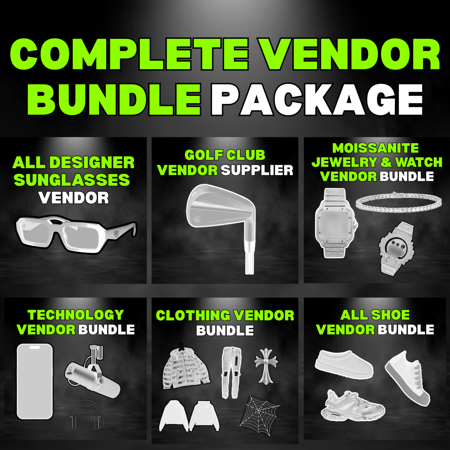 COMPLETE VENDOR BUNDLE PACKAGE (25+ VENDORS!)