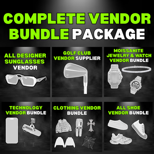 COMPLETE VENDOR BUNDLE PACKAGE (25+ VENDORS!)